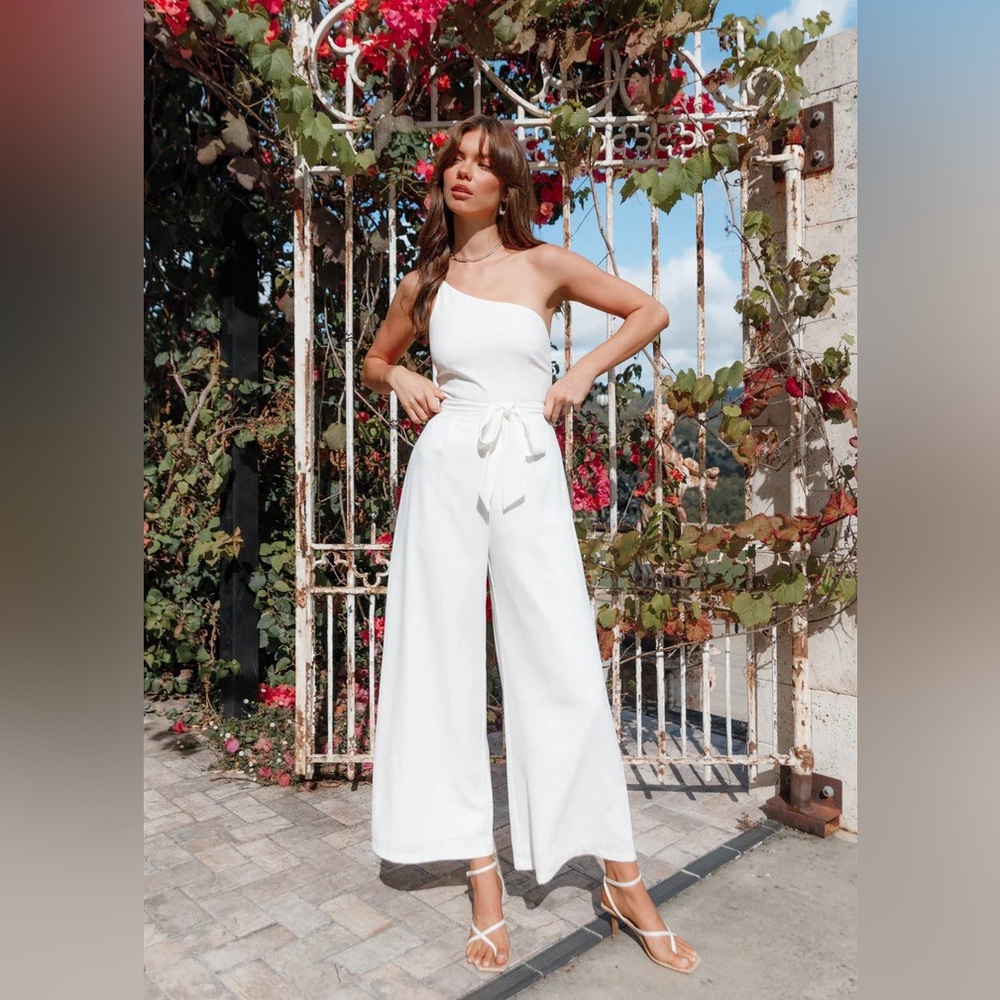 Petal & Pup Leyton Jumpsuit - White - size 6